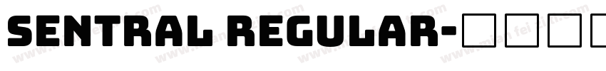 Sentral Regular字体转换